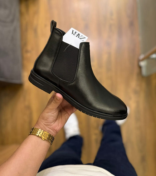 Men’s Black Chelsea Boots | Premium Leather Ankle Boots for Formal & Casual Wear